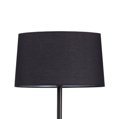 Levné svítidlo od značky Aluminor černá/světlé dřevo ocel/chintz/dřevo