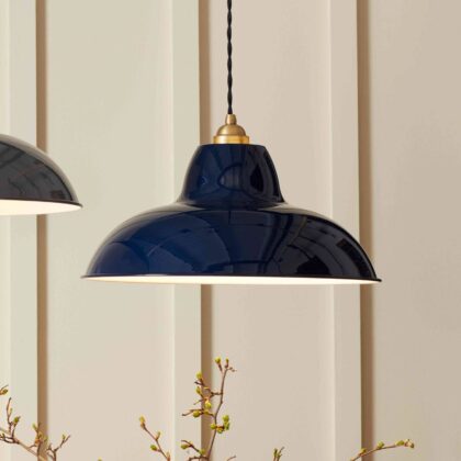 Levné svítidlo od značky Anglepoise inkoustová modrá ocel/chrom