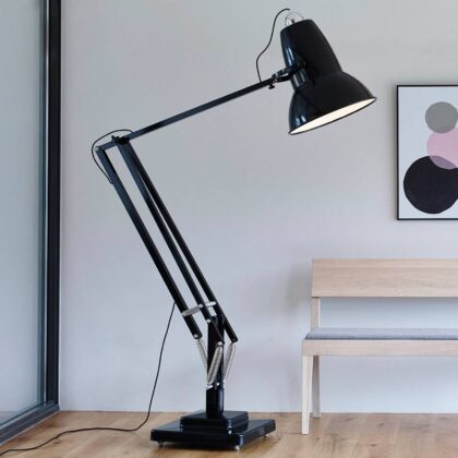 Levné svítidlo od značky Anglepoise sametová černá kov/hliník