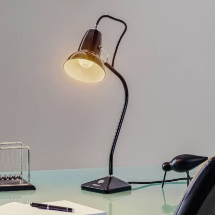 Levné svítidlo od značky Anglepoise černé ocel/železo/textil