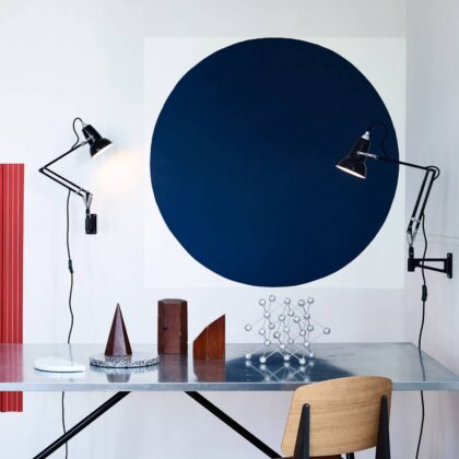 Levné svítidlo od značky Anglepoise sametová černá ocel/hliník