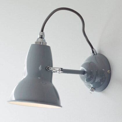 Levné svítidlo od značky Anglepoise holubí šedá ocel