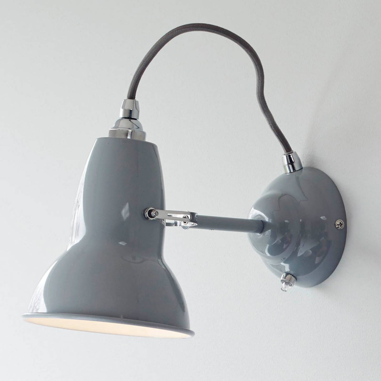 Levné světlo Anglepoise Original 1227 nástěnné světlo Levné svítidlo od značky Anglepoise holubí šedá ocel