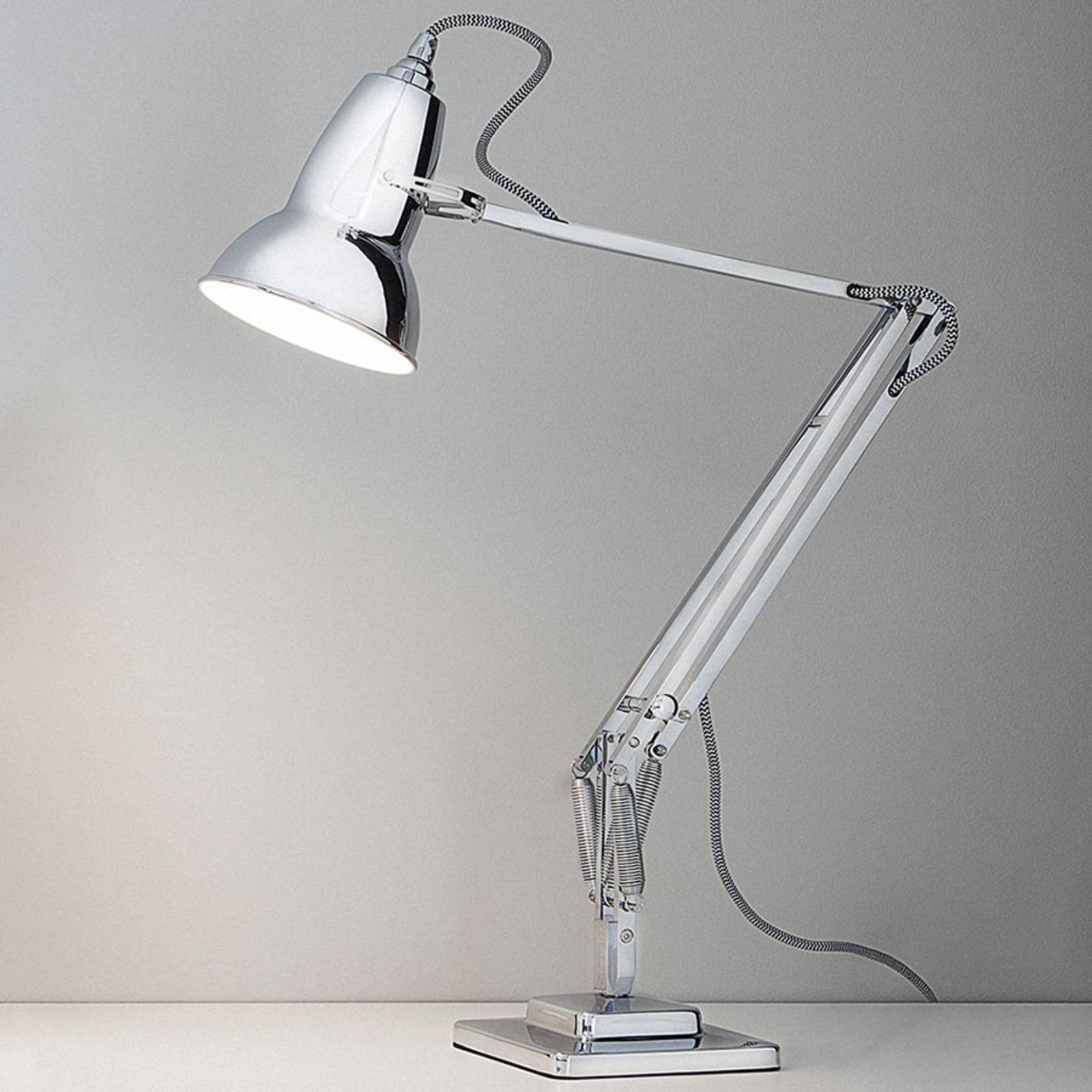 Levné světlo Anglepoise Original 1227 stolní lampa chrom Levné svítidlo od značky Anglepoise chrom ocel/železo/hliník