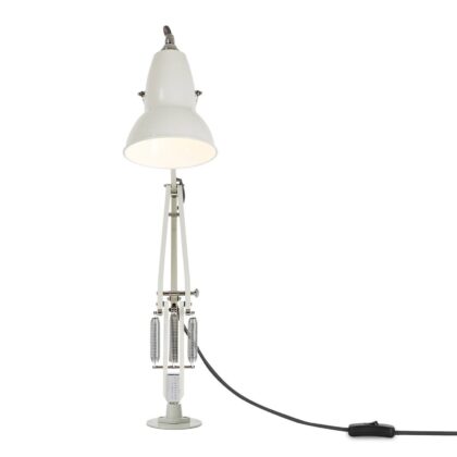 Levné svítidlo od značky Anglepoise lněná bílá hliník