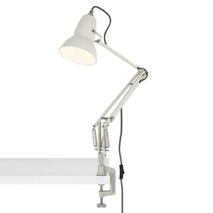 Levné svítidlo od značky Anglepoise lněná bílá hliník/ocel