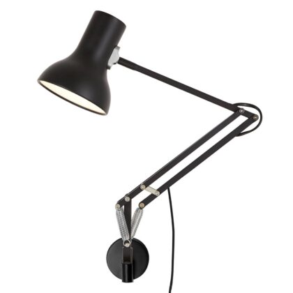 Levné svítidlo od značky Anglepoise sametová černá kov/hliník