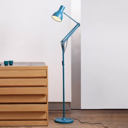 Levné svítidlo od značky Anglepoise modrá hliník/litina