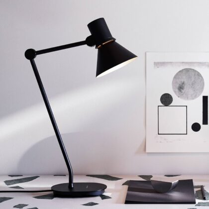 Levné svítidlo od značky Anglepoise matná černá železo/ocel/hliník
