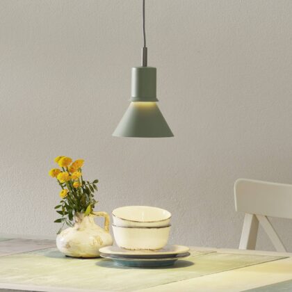 Levné svítidlo od značky Anglepoise zelená hliník