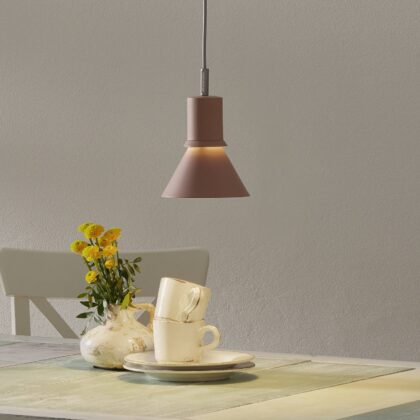 Levné svítidlo od značky Anglepoise růžová hliník