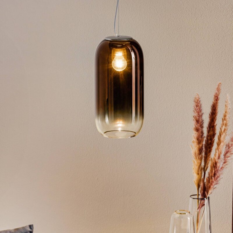 Levné svítidlo od značky Artemide bronzová hliník/sklo