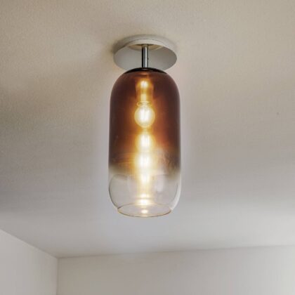 Levné svítidlo od značky Artemide bronzová hliník/sklo