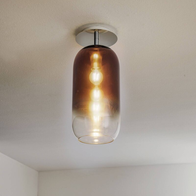 Levné svítidlo od značky Artemide bronzová hliník/sklo