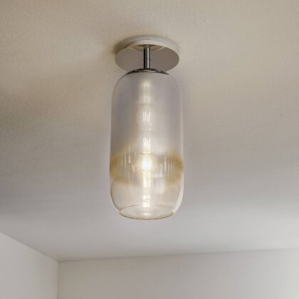 Levné svítidlo od značky Artemide stříbrná hliník/sklo