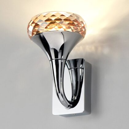 Levné svítidlo od značky Axo Light chrom/jantarová kov/křišťál