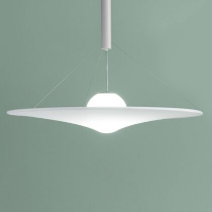 Levné svítidlo od značky Axo Light bílá/světle šedá hliník/sklo/textil