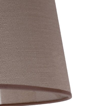 Levné svítidlo od značky Duolla béžová/průhledná textil