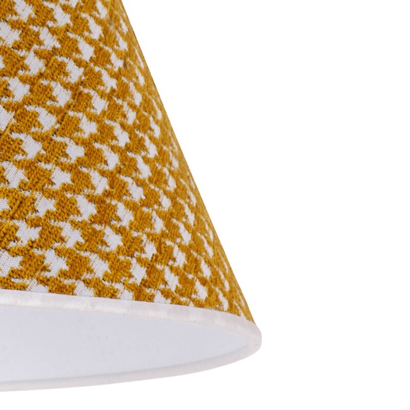 Levné svítidlo od značky Duolla žlutý/bílý textil