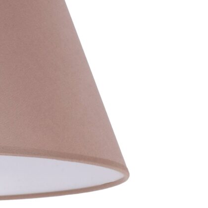 Levné svítidlo od značky Duolla cappuccino/bílá textil