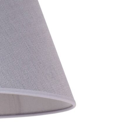Levné svítidlo od značky Duolla šedá textil