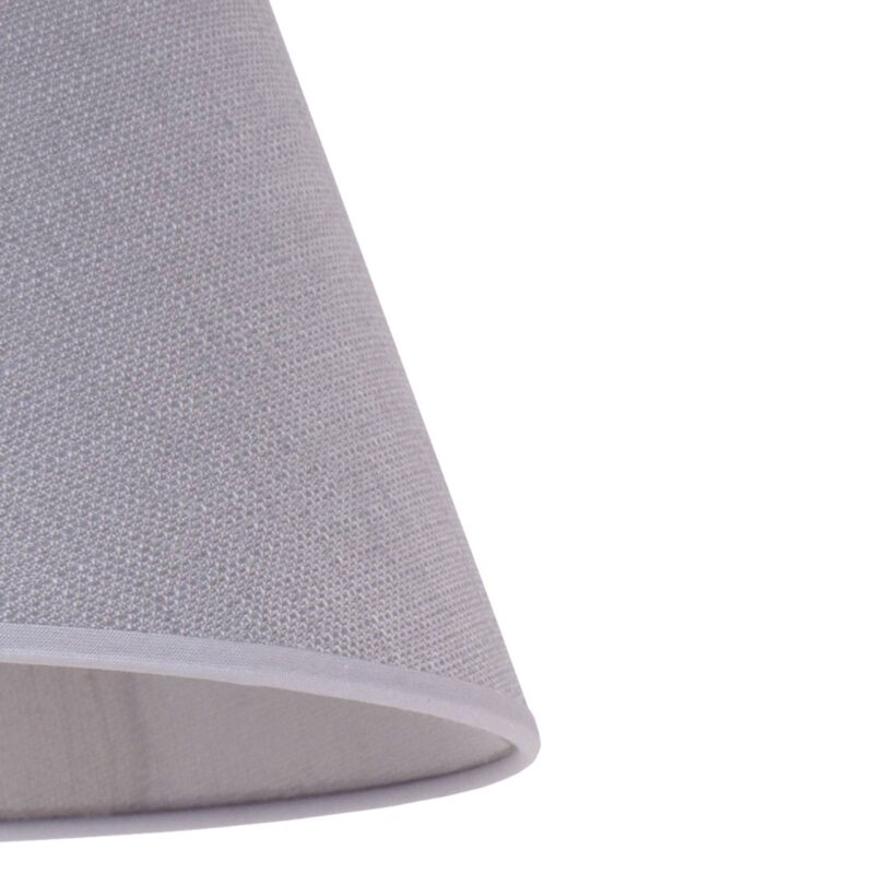 Levné svítidlo od značky Duolla šedá textil