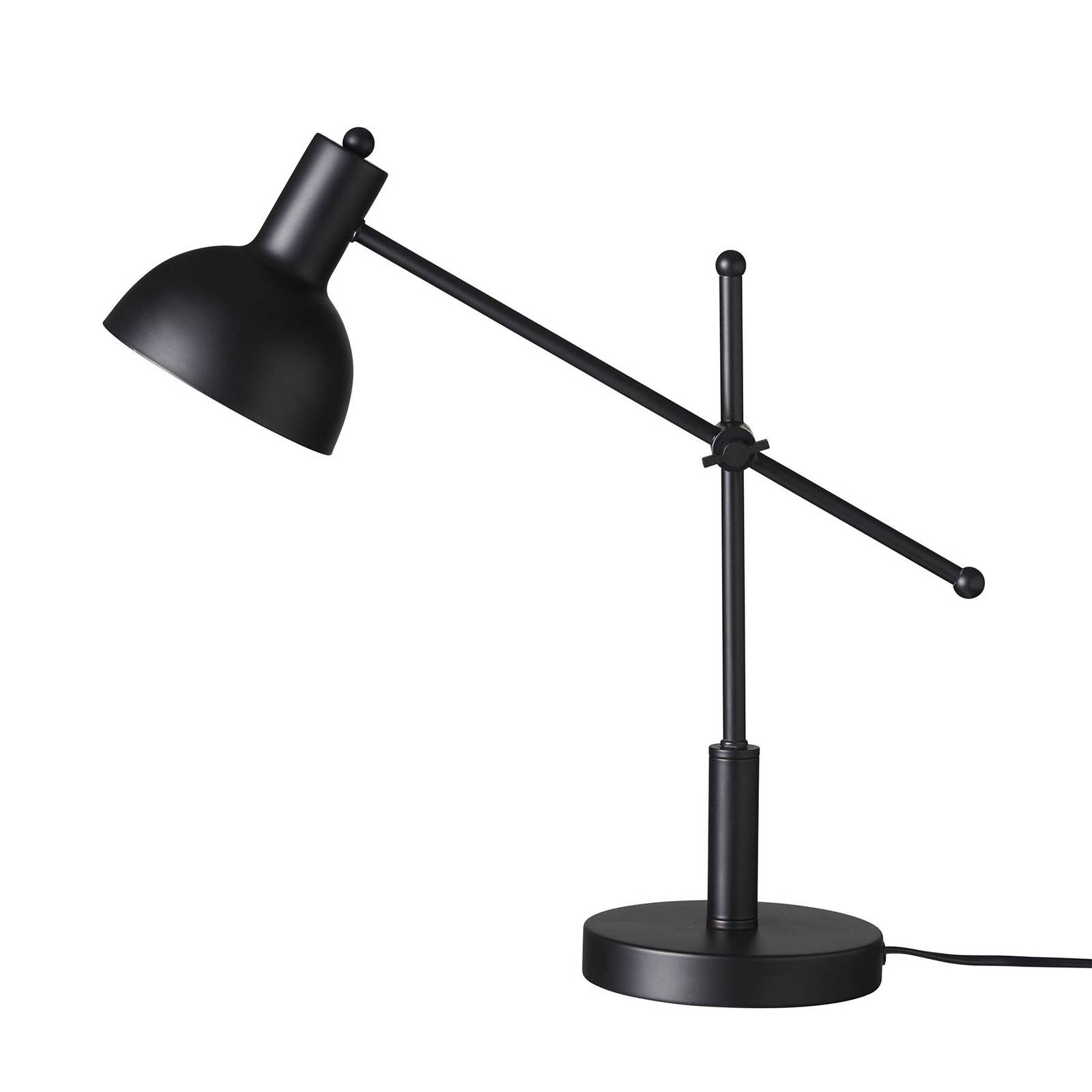 Levné světlo Dyberg Larsen London stolní lampa v černé Levné svítidlo od značky Dyberg Larsen matná černá kov