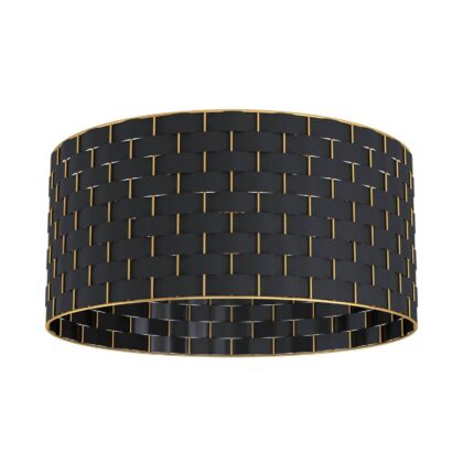 Levné svítidlo od značky EGLO černý/mosaz textil/ocel