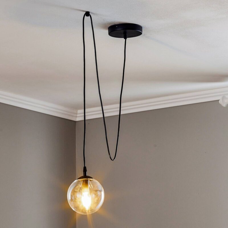 Levné svítidlo od značky EMIBIG LIGHTING černá/čirá Práškově lakovaná ocel/sklo