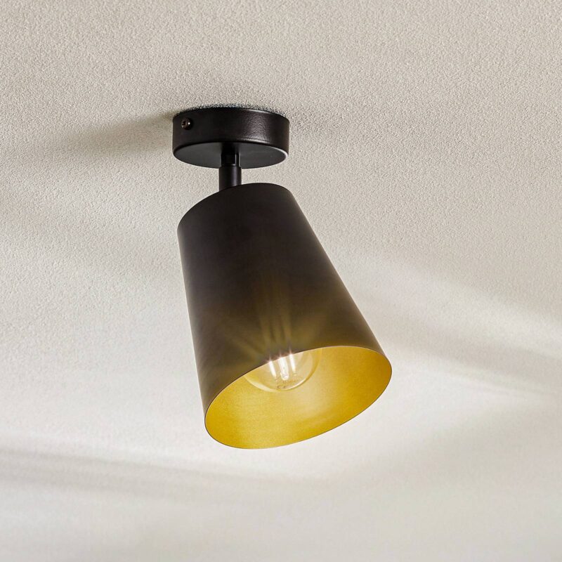 Levné svítidlo od značky EMIBIG LIGHTING černá/zlatý vnitřek ocel