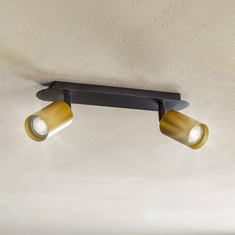 Levné svítidlo od značky EMIBIG LIGHTING černá/zlatá ocel