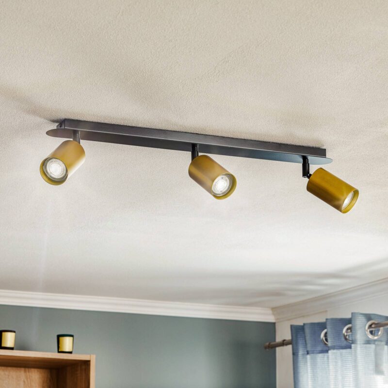 Levné svítidlo od značky EMIBIG LIGHTING černá/zlatá ocel