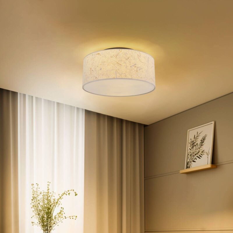 Levné svítidlo od značky EMIBIG LIGHTING hnědá/černá plast/tkanina