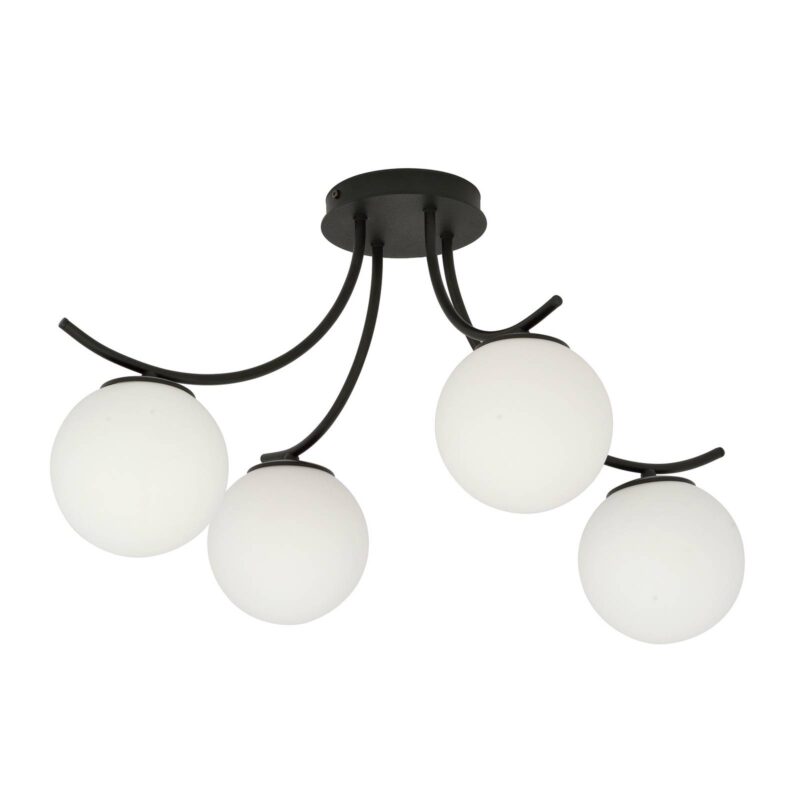 Levné svítidlo od značky EMIBIG LIGHTING černý; opálový ocel práškovaná/sklo