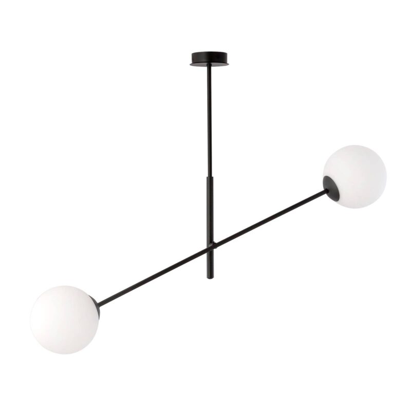 Levné svítidlo od značky EMIBIG LIGHTING černý; opálový ocel práškovaná/sklo