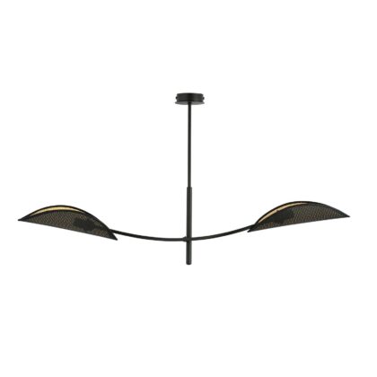 Levné svítidlo od značky EMIBIG LIGHTING černá/zlatá ocel s práškovým lakem/látka