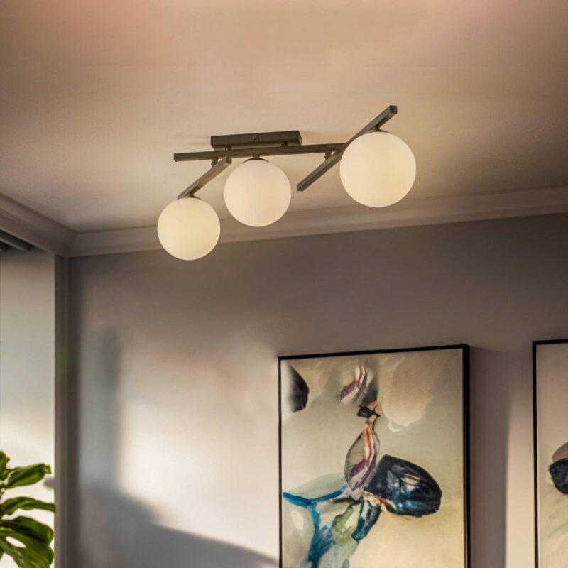 Levné svítidlo od značky EMIBIG LIGHTING černý; opálový ocel práškovaná/sklo