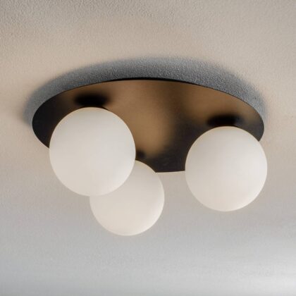 Levné svítidlo od značky EMIBIG LIGHTING černý; opálový ocel práškovaná/sklo