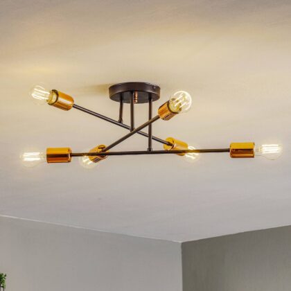 Levné svítidlo od značky EMIBIG LIGHTING černá/měď ocel
