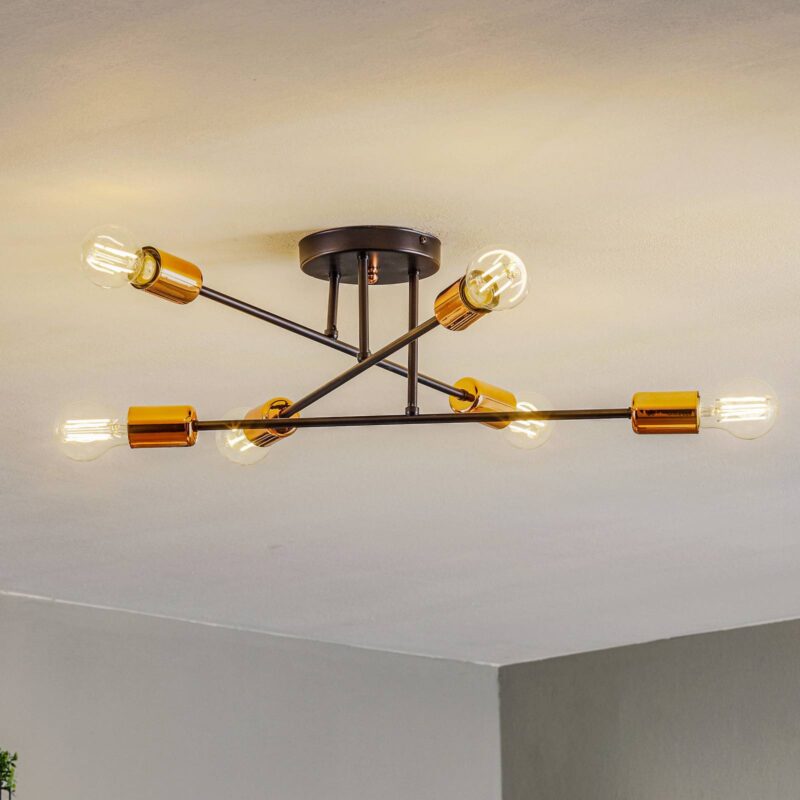 Levné svítidlo od značky EMIBIG LIGHTING černá/měď ocel
