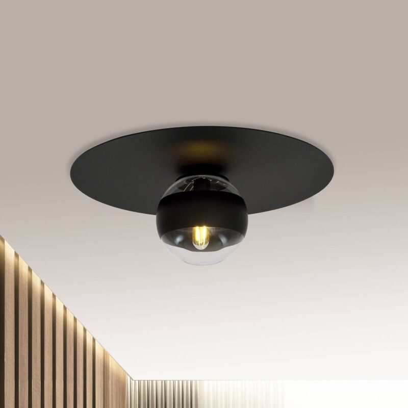 Levné svítidlo od značky EMIBIG LIGHTING černá/čirá Kov/sklo