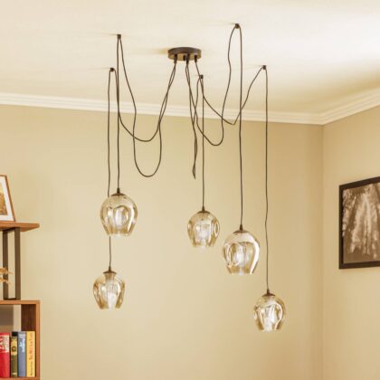 Levné svítidlo od značky EMIBIG LIGHTING černá/grafit ocel práškovaná/sklo