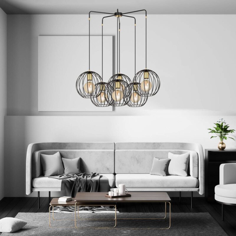 Levné svítidlo od značky EMIBIG LIGHTING černé ocel