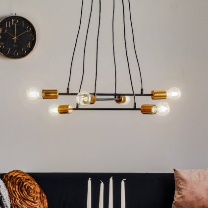 Levné svítidlo od značky EMIBIG LIGHTING černá/měď ocel