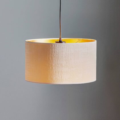 Levné svítidlo od značky EMIBIG LIGHTING bílá/zlatá/černá látka/ocel