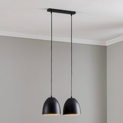 Levné svítidlo od značky EMIBIG LIGHTING černá/zlatý vnitřek ocel
