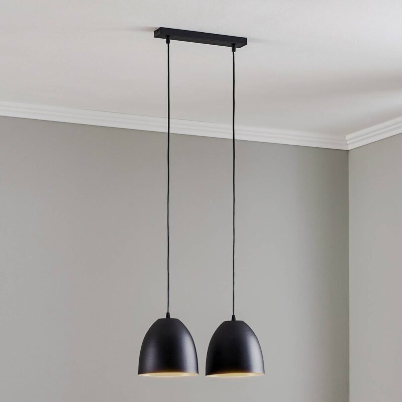 Levné svítidlo od značky EMIBIG LIGHTING černá/zlatý vnitřek ocel