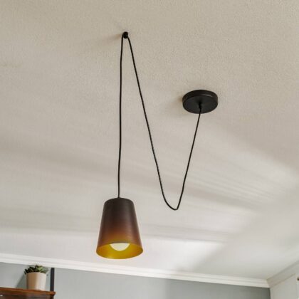 Levné svítidlo od značky EMIBIG LIGHTING černá/zlatá ocel