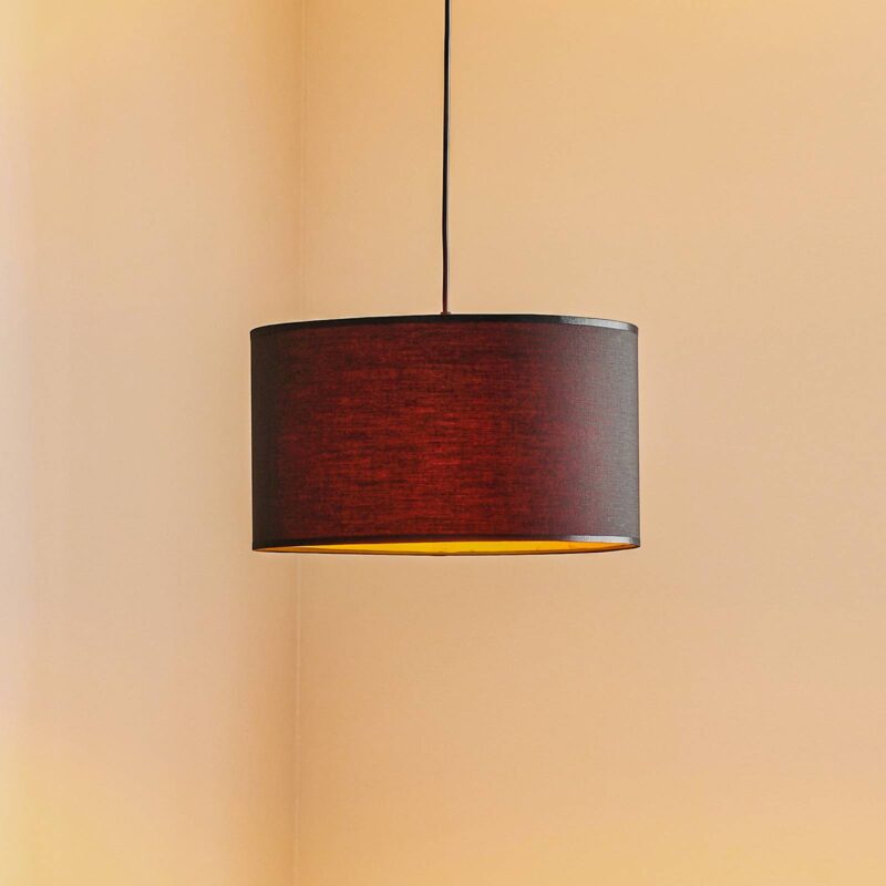 Levné svítidlo od značky EMIBIG LIGHTING černá/zlatá textil/kov
