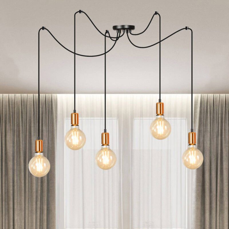Levné svítidlo od značky EMIBIG LIGHTING černá/měď ocel